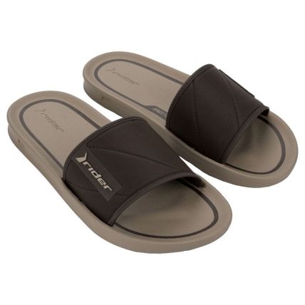Chinelo Slide Masculino Rider Street - 11578 - Bege/marrom - Atacado