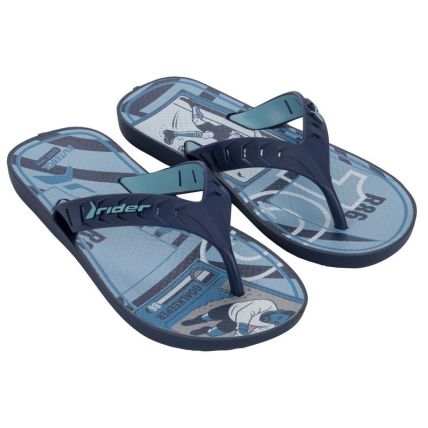 Chinelo Infantil Rider Street Joy - 11768 - Azul/azul/cinza - Atacado