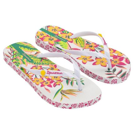 Chinelo Feminino Ipanema Sem Igual - 25483 - Branco/branco/vermelho - Atacado