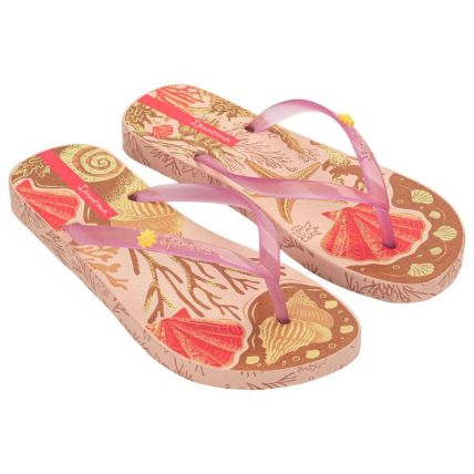Chinelo Feminino Ipanema Sem Igual - 25483 - Rosa/rosa/vermelho - Atacado