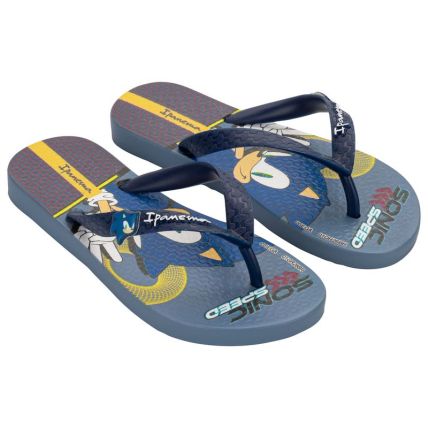Chinelo Infantil Ipanema Sonic Lets - 27412 - Azul Medio/azul - Atacado