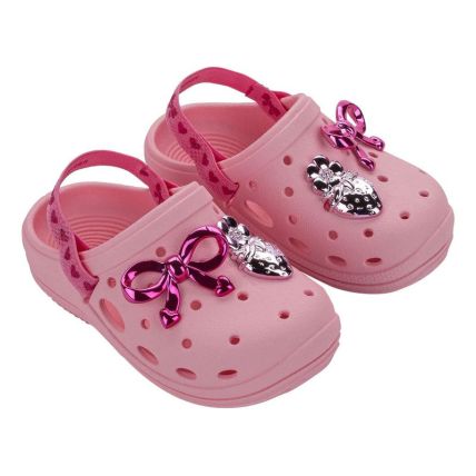 Babuche Baby Zaxynina Daisy - 19364 - Rosa Medio - Atacado