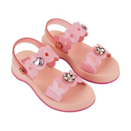 Sandalia Infantil Zaxy Fun - 19350 - Rosa Iogurte/terroso - Atacado