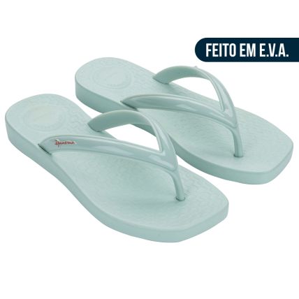 Chinelo Feminino Ipanema Pluma - 27507 - Verde/verde/rosa - Atacado
