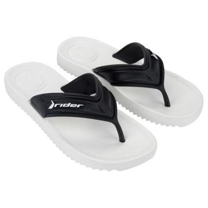 Chinelo Masculino Rider Trace - 12608 - Branco/preto - Atacado