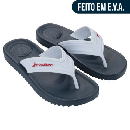 Chinelo Masculino Rider Trace - 12608 - Azul/branco - Atacado
