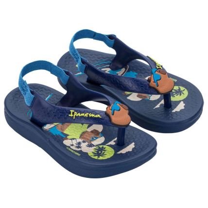 Chinelo Baby Ipanema Capivara - 27511 - Azul/azul Escuro - Atacado