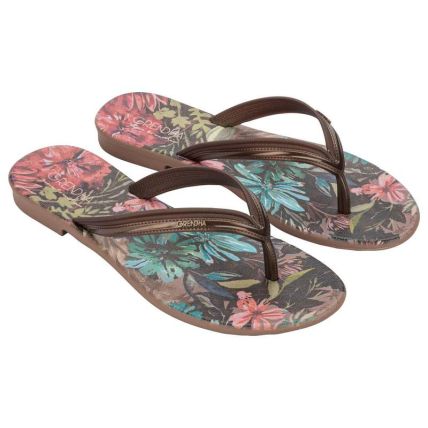 Rasteira Feminina Grendha Rara - 19372 - Bronze - Atacado