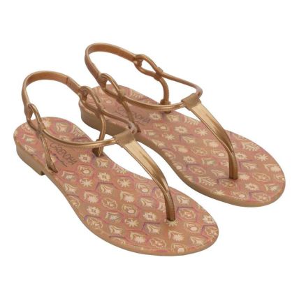 Sandalia Feminina Grendha Intensa - 19375 - Dourado - Atacado