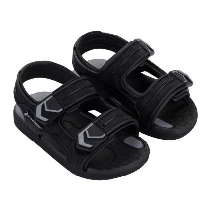 Sandalia Baby Rider R Line Plus Ii Papete - 12527 - Preto/preto/cinza - Atacado