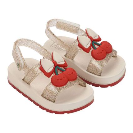 Sandalia Baby Zaxynina Cherry - 19265 - Off White Claro/glitter - Atacado