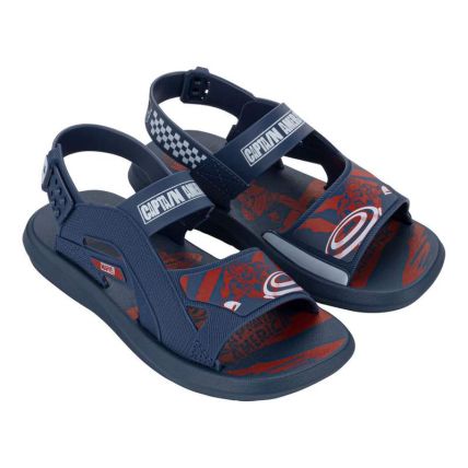 Sandalia Infantil Marvel Agility - 23448 - Azul/vermelho/branco - Atacado