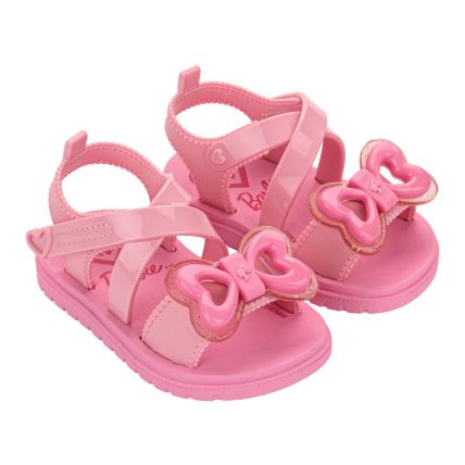 Sandalia Baby Barbie Lovely - 23430 - Rosa Escuro/Rosa Claro - Atacado