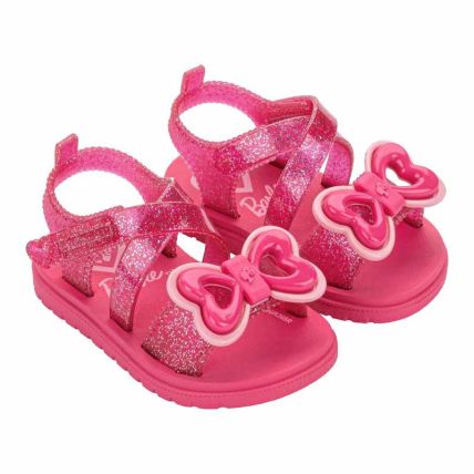 Sandalia Baby Barbie Lovely - 23430 - Rosa Escuro/rosa - Atacado