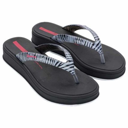 Tamanco Feminino Ipanema Glow Up Trendy - 27495 - Preto/vidro/rosa - Atacado