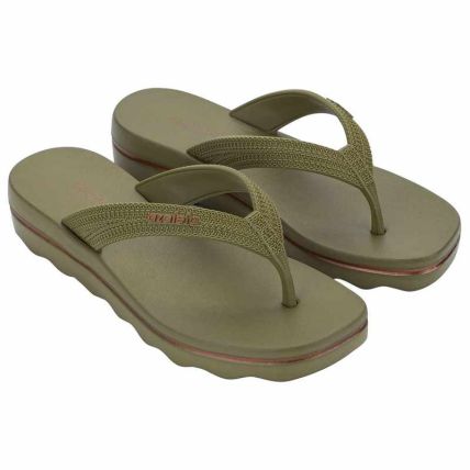 Tamanco Feminino Azaleia Layla - 19382 - Verde Azeitona - Atacado