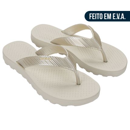 Sandalia Baby Azaleia Vivi - 19384 - Off White Metalizado - Atacado