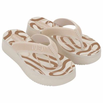 Tamanco Feminino Azaleia Maiara - 19383 - Off White Medio - Atacado