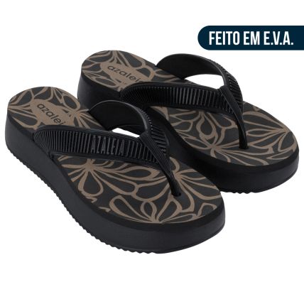Tamanco Feminino Azaleia Maiara - 19383 - Preto - Atacado