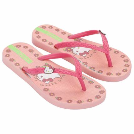 Chinelo Infantil Ipanema Hello Kitty Amore - 27539 - Rosa/verde - Atacado
