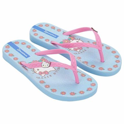 Chinelo Infantil Ipanema Hello Kitty Amore - 27539 - Azul/rosa - Atacado