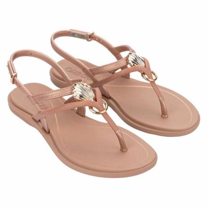 Sandalia Feminina Grendha Mare - 19376 - Rose Mocca - Atacado