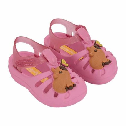Sandalia Baby Gkids Lumy Aranha - 23488 - Rosa/rosa Transparente - Atacado