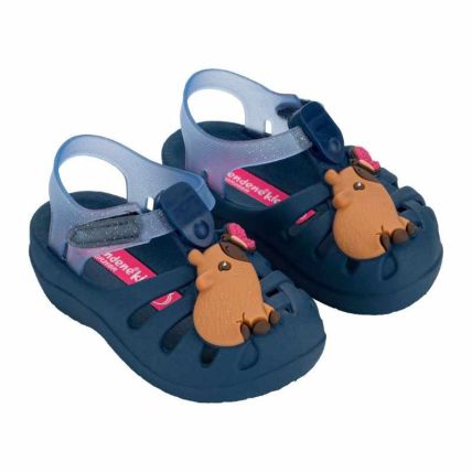 Sandalia Baby Gkids Lumy Aranha - 23488 - Azul/azul Transparente - Atacado