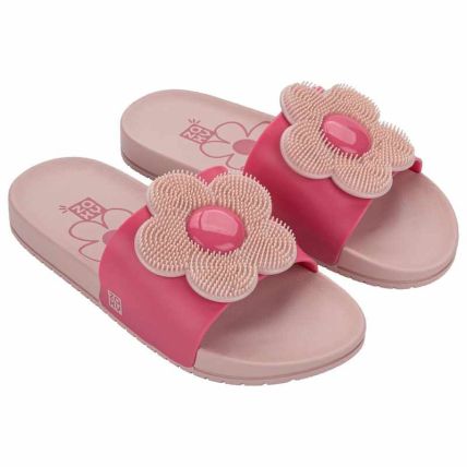 Chinelo Slide Infantil Zaxy Pop - 19367 - Nude Claro/rosa Doce - Atacado