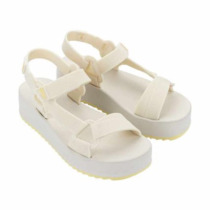Tamanco Feminino Zaxy Rush Papete - 19360 - Off White Claro - Atacado