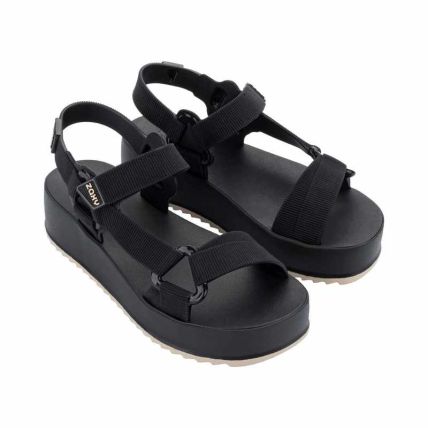 Tamanco Feminino Zaxy Rush Papete - 19360 - Preto - Atacado