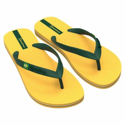 Chinelo Infantil Ipanema Brasil - 27045 - Amarelo/verde Escuro - Atacado