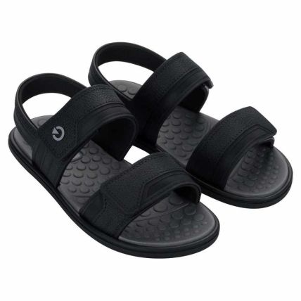 Sandalia Masculina Cartago Veneto Ii - 12481 - Preto/preto/cinza - Atacado