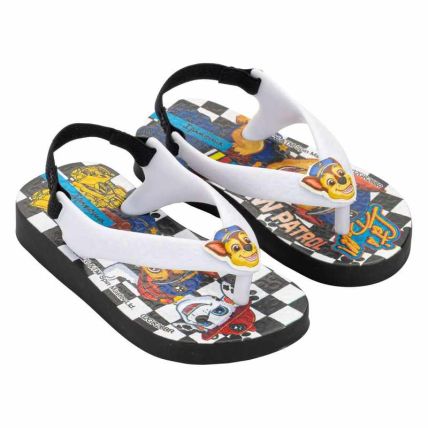 Chinelo Baby Ipanema Patrulha Canina Friends - 27296 - Preto/branco - Atacado