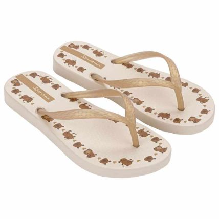 Chinelo Infantil Ipanema Day - 27383 - Bege/perolado/marrom - Atacado