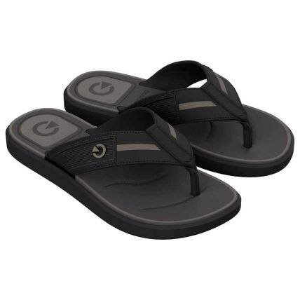 Chinelo Masculino Cartago Belgrado - 12612 - Preto/preto/cinza - Atacado