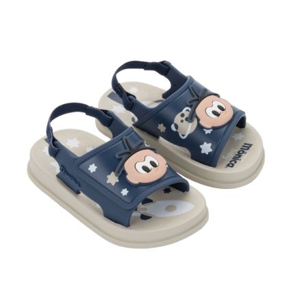 Sandalia Baby Ipanema Turma Da Monica Cute - 27522 - Bege/azul - Atacado