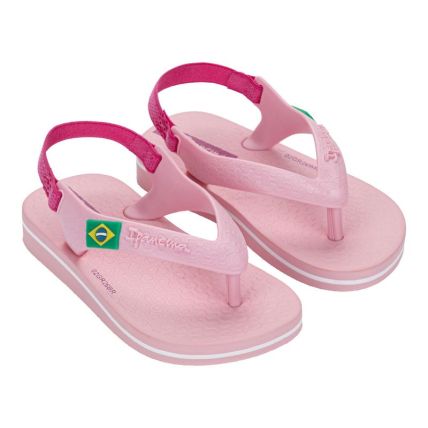 Chinelo Baby Ipanema Brasil Ii - 27046 - Rosa Claro/rosa - Atacado