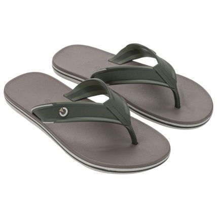 Chinelo Masculino Cartago Dublin Iii - 12579 - Marrom/verde/bege - Atacado
