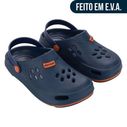 Babuche Masculino Mormaii Move - 12679 - Azul/azul/laranja - Atacado