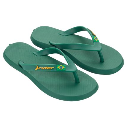 Chinelo Infantil Rider R1 Brasil - 12735 - Verde/verde - Atacado