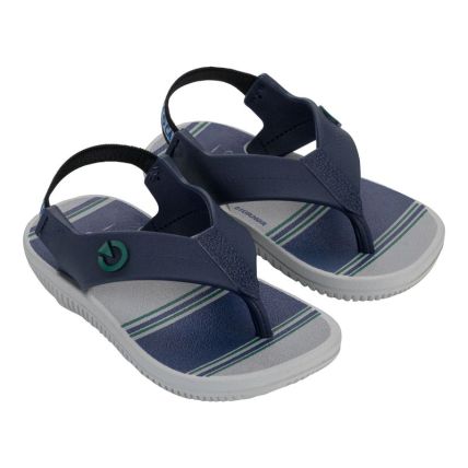 Chinelo Baby Cartago Atlanta - 12256 - Cinza/azul/verde - Atacado