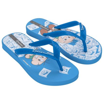 Chinelo Infantil Ipanema Turma Da Monica - 26790 - Azul Wave/azul Vento - Atacado