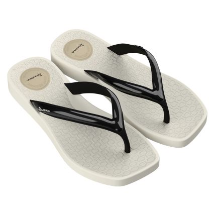 Chinelo Feminino Ipanema Pluma - 27507 - Bege/preto - Atacado