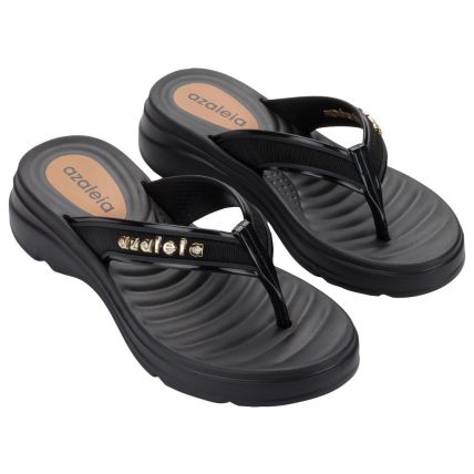 Tamanco Feminino Azaleia Hellen - 19422 - Preto - Atacado