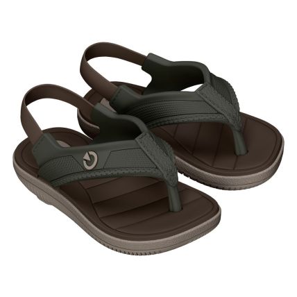 Chinelo De Dedo Baby Cartago Aspen Ii - 12688 - Bege/verde - Atacado