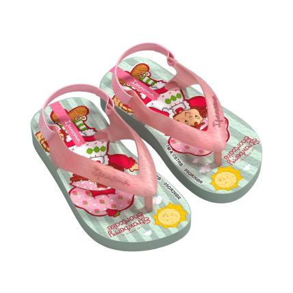 Chinelo baby Ipanema Moranguinho Sweet - 27532 - Verde/rosa Transparente - Atacado