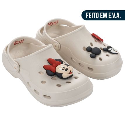 Babuche Feminino Zaxy Disney Pins - 19513 - Off White Claro - Atacado
