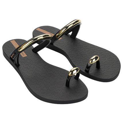Chinelo Feminino Ipanema Ring Lux - 27538 - Preto/castor - Atacado