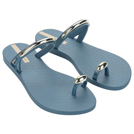 Chinelo Feminino Ipanema Ring Lux - 27538 - Azul/bege - Atacado